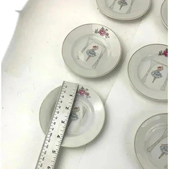 VTG Lot of 17 Child's Tea Set Japan Lady Ballerina Tea Set General IND NY - Picture 4 of 14